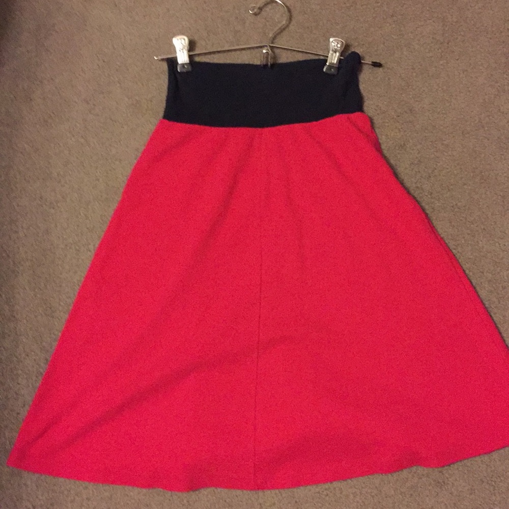 Pink/black American Apparel skirt